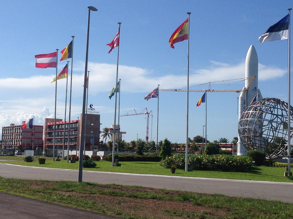 Site du Centre Spatial Guyanais à Kourou