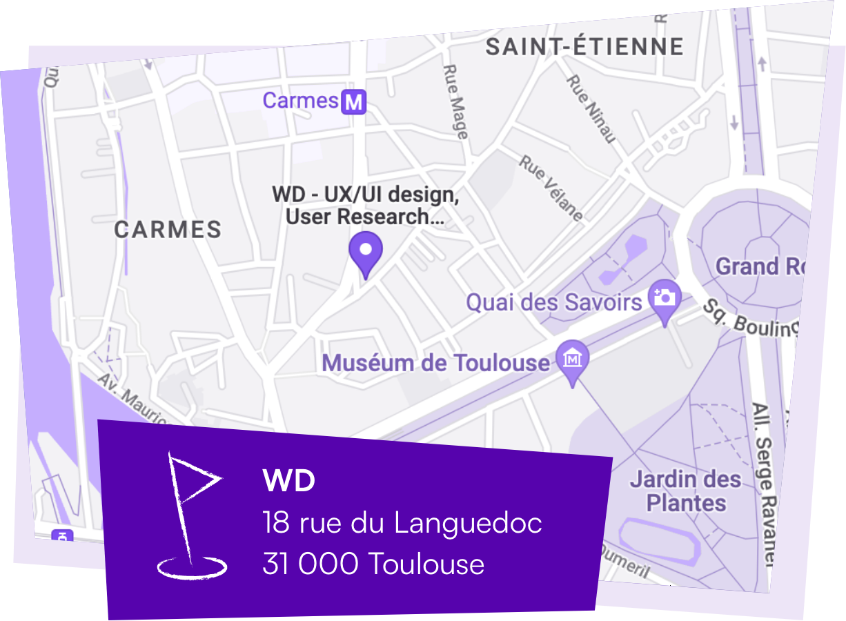 Carte bureaux de WD